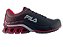 Tenis Masculino Fila 11j481x Cage Python Preto Vermelho - Imagem 6