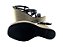 Sandalia Feminina Anabela 5492.101 Preto Multi Bege - Imagem 4