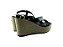 Sandalia Feminina Anabela 5492.101 Preto Multi Bege - Imagem 5