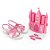 Sandalia Infantil Feminina Barbie Castelo Real 22954 Cinza R - Imagem 2