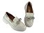Sapato Vizzano Branco Off 1422.101 Loafer Pelica - Imagem 3