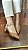 FLAT BROOKS CARAMELO COM DETALHE STRASS - Imagem 1