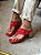 TAMANCO MÔNACO SALTO BLOCO COURO VERMELHO - Imagem 4