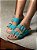 BIRKEN CHICAGO DETALHE FIVELAS COURO AZUL - Imagem 3