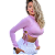 Blusa Cropped Manga Longa Gringa Amarração Lateral Cores Neon - Imagem 5