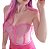 Cropped Corselet Barbie Core Pink - Imagem 1