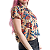 Cropped Camisa de Botão Estampada Old School - Imagem 3