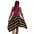 Saída de Praia Vestido Reggae / Místico / Tie Dye - Imagem 4