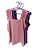 Blusa Xadrez e Cores Lisas Plus Size Alças Largas com Babados EXG Veste 48/52 - Imagem 7