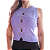 Blusinha Cropped Coração de Strass e detalhe vazado Regata Tamanho P/M - Imagem 1