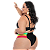 Biquíni Reggae Decote Cruzado Slim e Plus Size P, M, G, GG, EXG - Imagem 2