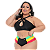 Biquíni Reggae Decote Cruzado Slim e Plus Size P, M, G, GG, EXG - Imagem 1
