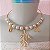 Choker Dourado com Pingente e Pérolas Concha, Coral ou Estrela do Mar - Imagem 4