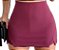 Shorts Saia Curta Cintura Alta com Fendas Laterais P, M, G - Imagem 4