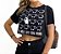 Cropped Camisetinha Eu não sou todo mundo Tamanho Único - Imagem 4