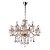 Lustre de cristal Nice 12 Champagne - Imagem 3