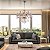 Lustre de cristal Nice 12 Champagne - Imagem 1