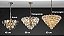 Lustre de cristal Cristalle 55cm Champagne - Imagem 3