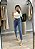 CALÇA JEANS MOM LAVAÇÃO ESCURA - Imagem 5
