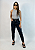 CALÇA JEANS MOM PRETA ESTONADA - Imagem 2