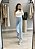 CALÇA JEANS WIDE LEG LAVAÇÃO CLARA - Imagem 2