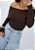 BLUSA CANELADA OMBRO A OMBRO CAMILA - Imagem 1