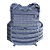 Capa de Colete Modular Cinza Bandeirante Comanfy em Cordura 1000d - G5 A-3 - Imagem 1