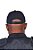Boné Preto Rip Stop Padrão de Curso Com Fecho Snapback - Imagem 3