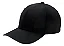 Boné Preto Rip Stop Padrão de Curso Com Fecho Snapback - Imagem 1
