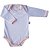 Body Bebê Branco + Rosa Manga Longa Princesa - Imagem 1