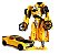Boneco com caixa original Transformers Bumblebee Camaro Amarelo Estrela Preta Action Figures Deformation Tycoon 19cm - Imagem 5