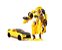 Boneco Transformers Bumblebee Estrela Preta Camaro Amarelo Jinjiang 19cm - Imagem 1