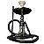 Narguile Twister Preto - Respiro no prato - Imagem 2