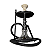 Narguile Twister Preto - Respiro no prato - Imagem 1