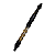 Piteira para narguile Zenith River Preto com Dourado - Imagem 1