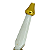 Piteira para narguile Zenith River Branco com dourado - Imagem 3