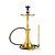 Narguile Medio Completo Joy Lumini dourado - Imagem 1