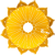 Prato Coroa Alfarid Dib Médio Dourado - Imagem 1