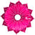 Prato Coroa Alfarid Dib Médio Rosa - Imagem 1