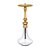 Narguile Mid Sultan Completo Dourado Champanhe - Imagem 1