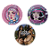 Kit Headshop Rosa: 1 Cinzeiro Metal + 1 Isqueiro + 1 Dichavador + 1 Bolador - Imagem 2