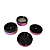 Dichavador de Metal 4 Partes Rosa - Imagem 2