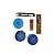 Kit Headshop Fumo Tesourinha + Dichavador + Piteira Papel + Seda + Cuia Azul - Imagem 1