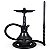 Narguile Triton Bishop Completo Pequeno Preto - Imagem 1