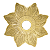 Prato Narguile Lotus Detalhes Cores - Imagem 1