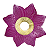 Prato Narguile Lotus Detalhes Cores - Imagem 2