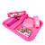 Kit Fumo Rosa Pink Presente Meninas - Imagem 1