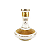 Vaso Bless Branco 30cm Narguile Grande - Imagem 1