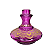 Vaso narguile Pequeno Aladim Rosa com dourado - Imagem 1