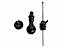 Narguile Madeira Love Hookah Completo na cor preta - Imagem 3